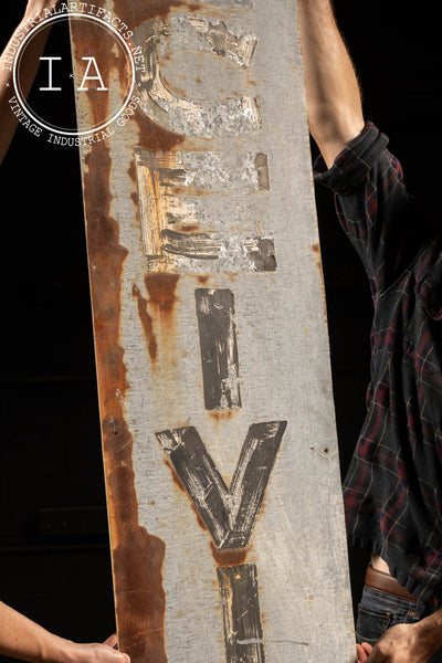 Large Industrial Receiving Sign