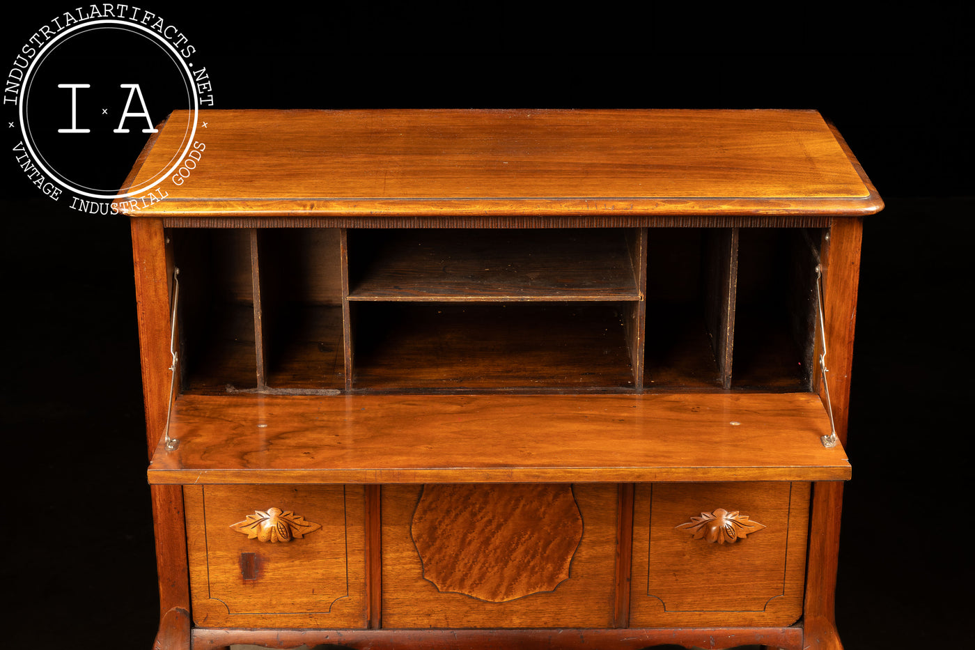 Antique Walnut Sideboard on Cabriole Legs