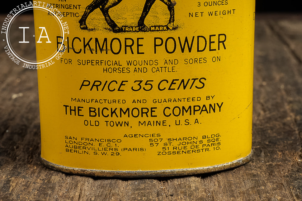 Bickmorine Bickmore Powder Veterinary Tin