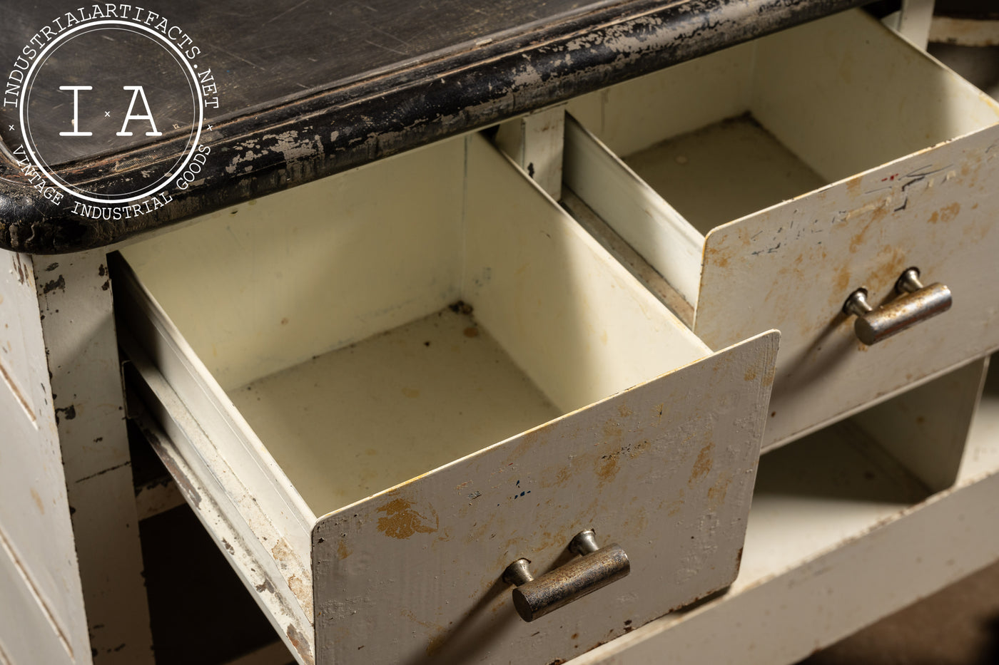 c. 1920s Rolling Medical Bar Cart