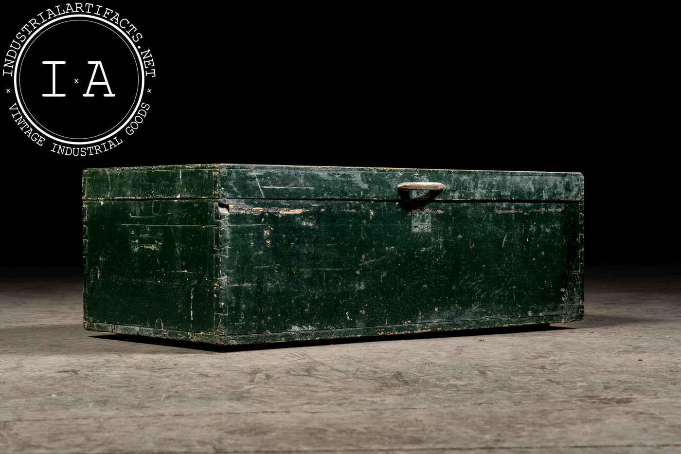 Vintage Swedish Wooden Trunk