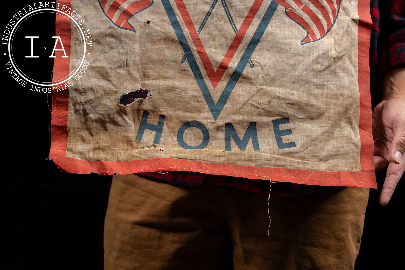 Vintage U.S. WWII-Era Homecoming Banner