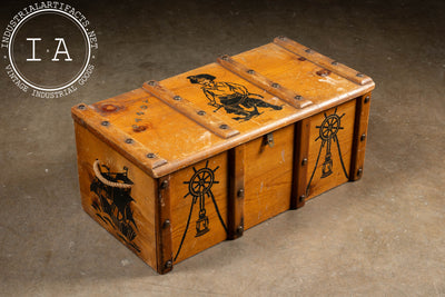 Vintage Pirate-Themed Chest by Strand/Hazel Novelty