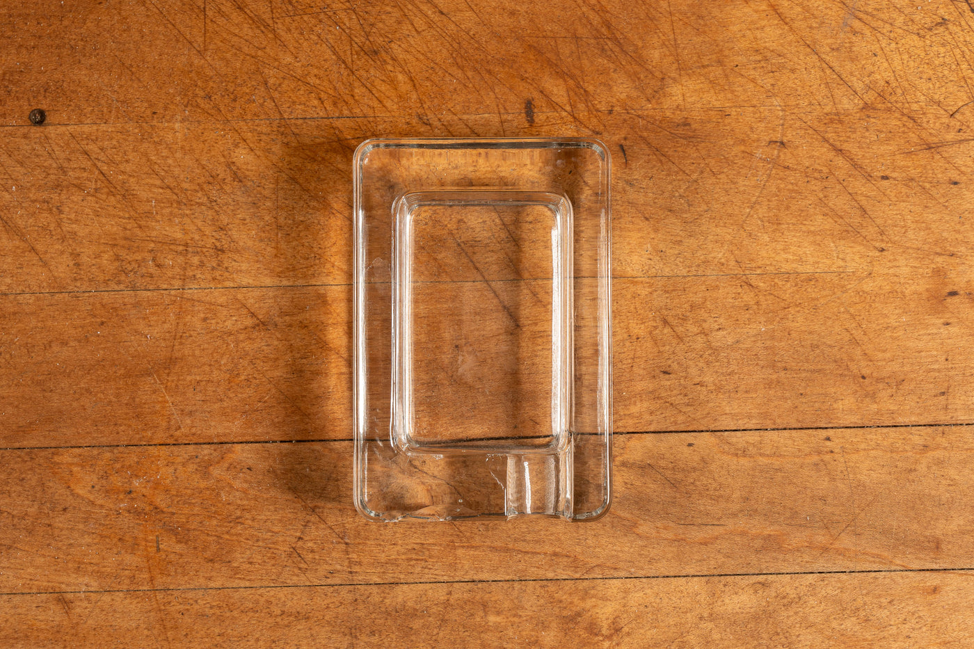 Vintage Modernist Glass Ashtray