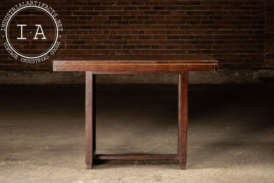 Late 19th Century British Colonial Teak Desk
