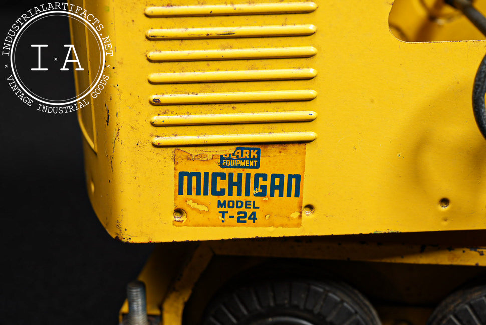 Vintage Michigan Shovel Crane Pressed Steel Toy Truck Model T-24 by Ny-Lint