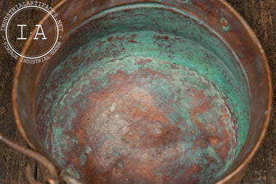 Primitive Hammered Copper Spittoon