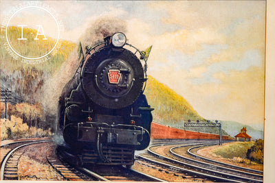 Steam Locomotive No. 5419 at Horseshoe Curve | Teller Framed Print