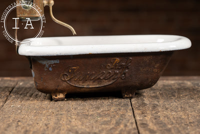 Late 19th Century German Bathub Boiler Salesman Sample by Prof. Junkers