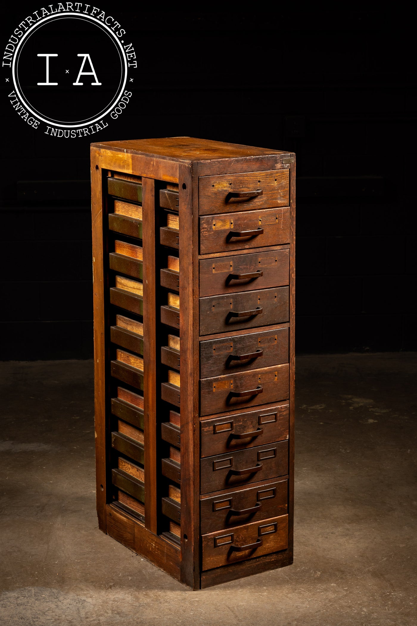 Antique IRS Double Card Catalog