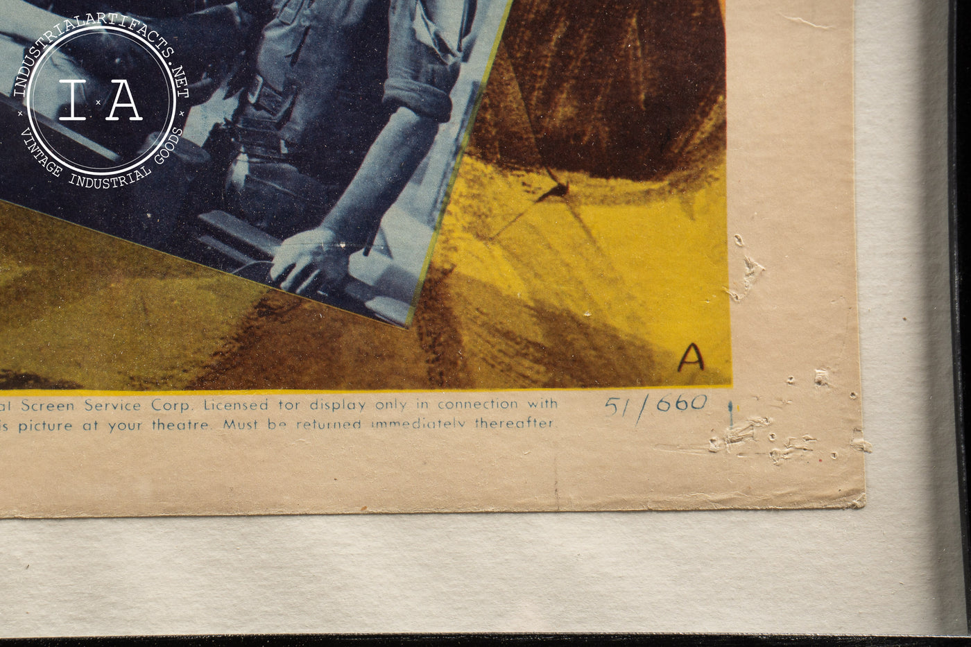 Original “Lone Star” 1952 MGM Half-Sheet Film Poster