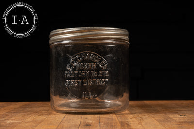 Antique E.C. Chandler Cigar Store Jar