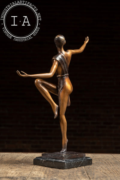 The Dancer | Chiparus Art Deco Sculpture, Signed