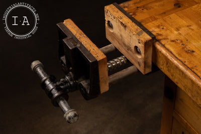 Vintage Industrial Workbench