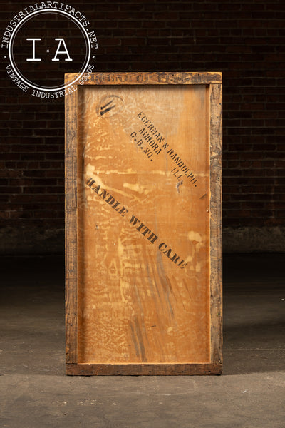 Early 20th Century Victor Phonograph Shipping Crate from Egerman & Randolph