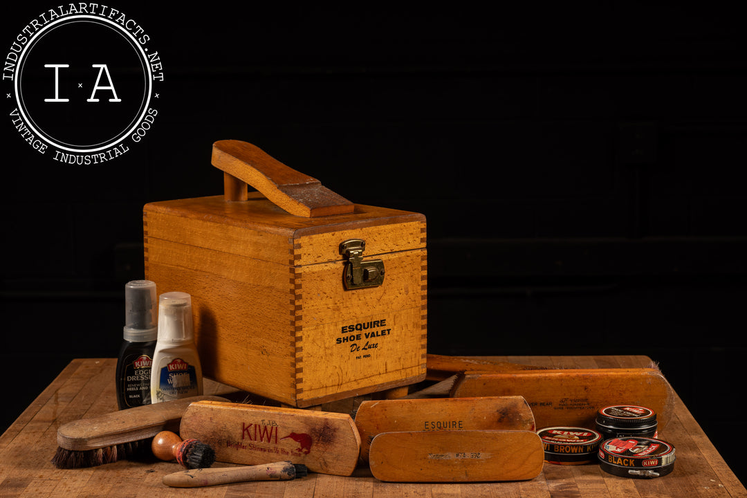 Vintage Esquire Shoe Shine Kit – Industrial Artifacts