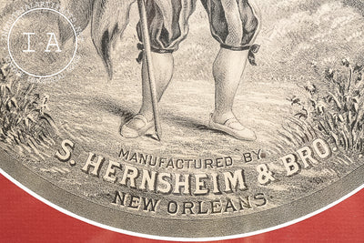 Framed “Fearless” Fine Cut Tobacco Label