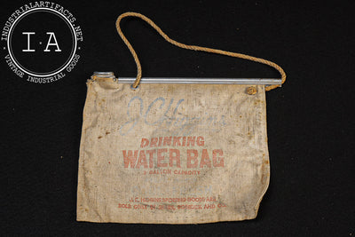 Vintage J. C. Higgins Canvas Drinking Water Bag