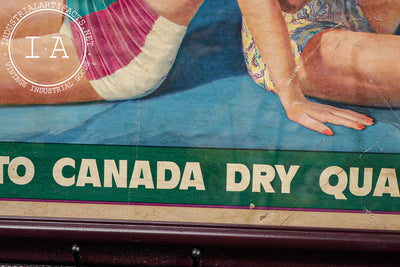 Framed 1965 Canada Dry Spur Cola Advertising Print