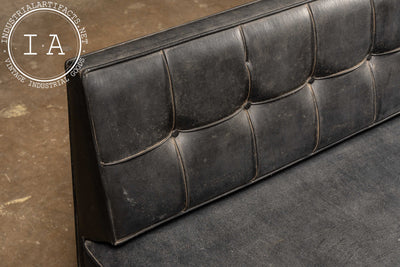 Vintage Steelcase Leather Sofa