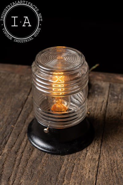 Vintage Industrial Marine Bulkhead Light Fixture