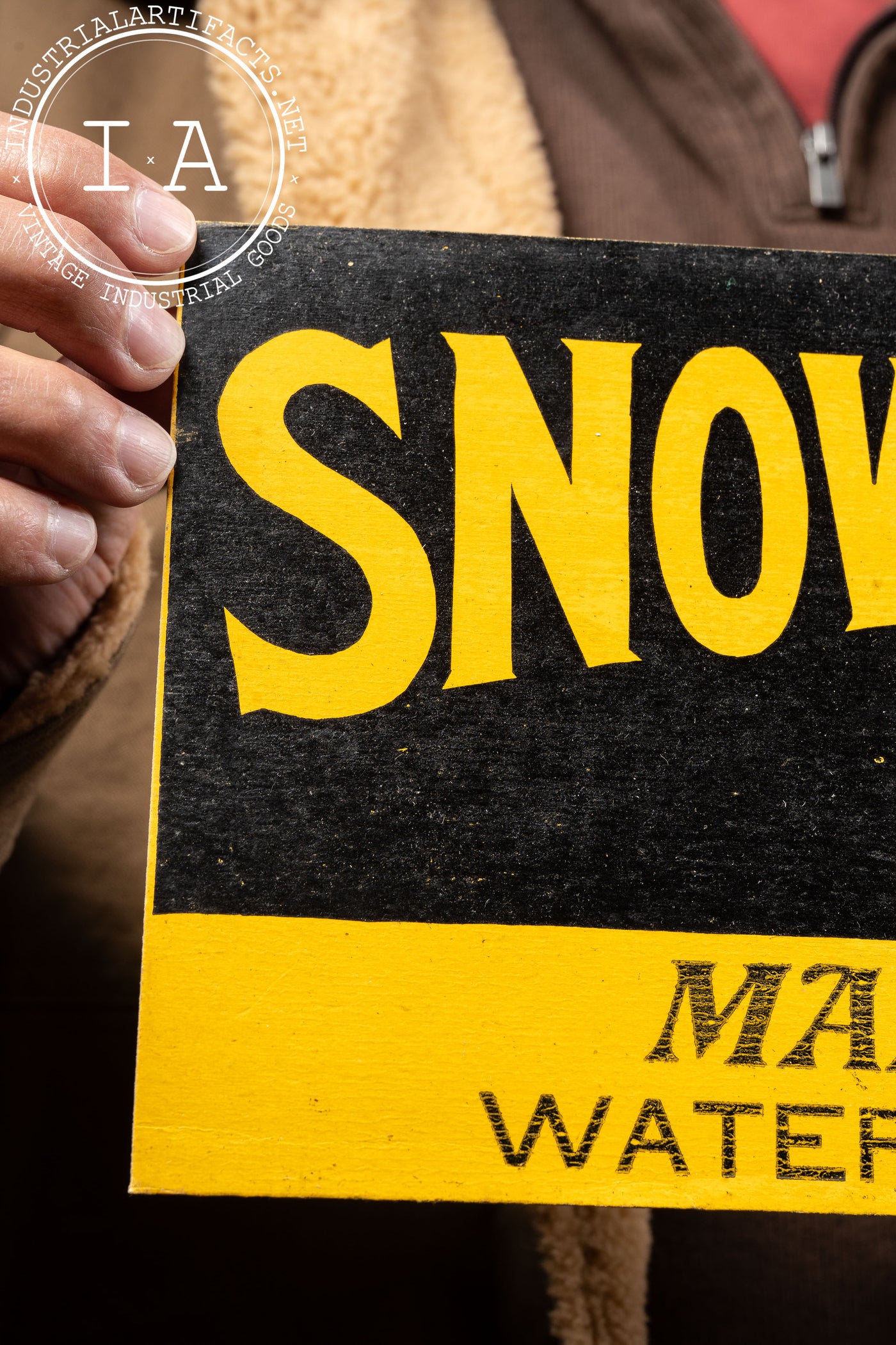 Snow Flake Axle Grease Cardstock Ad