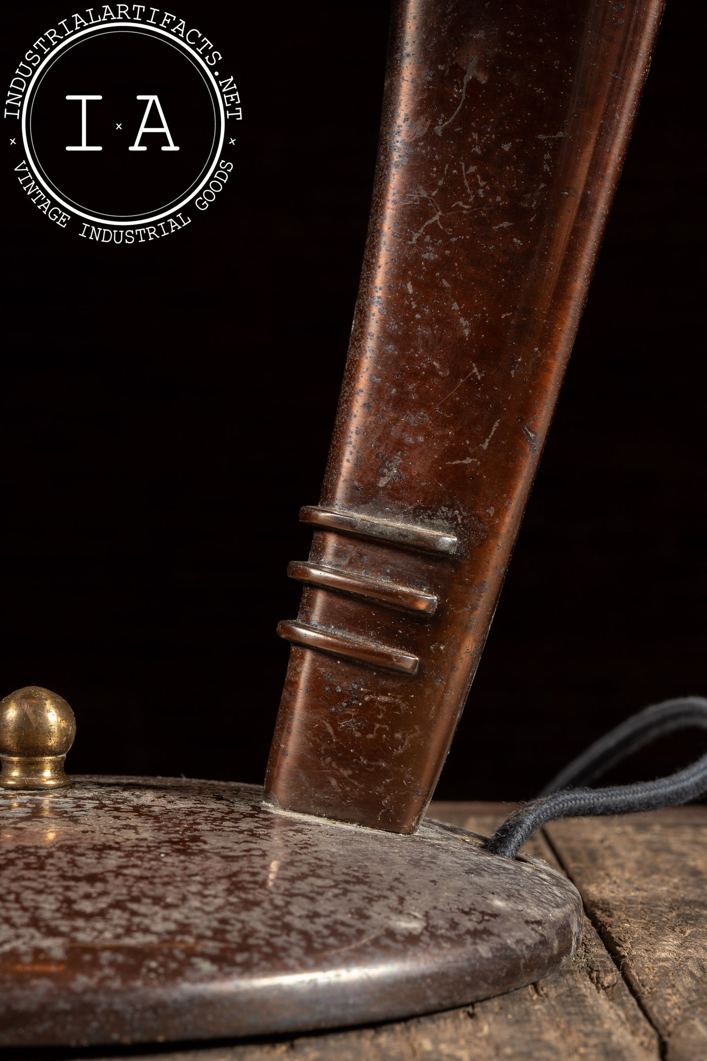 c. 1930 Faries Eye-Saver Cobra Table Lamp