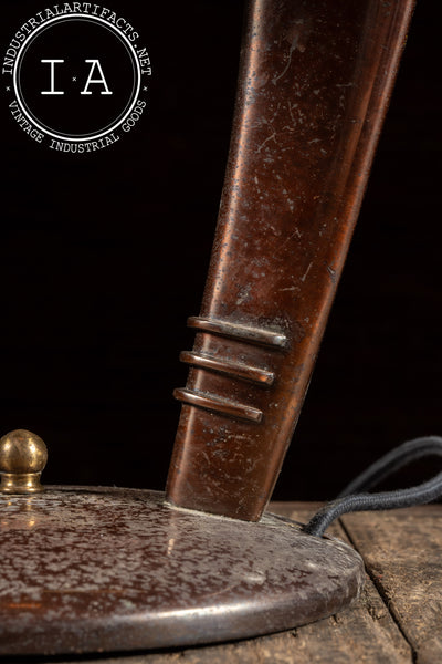 c. 1930 Faries Eye-Saver Cobra Table Lamp