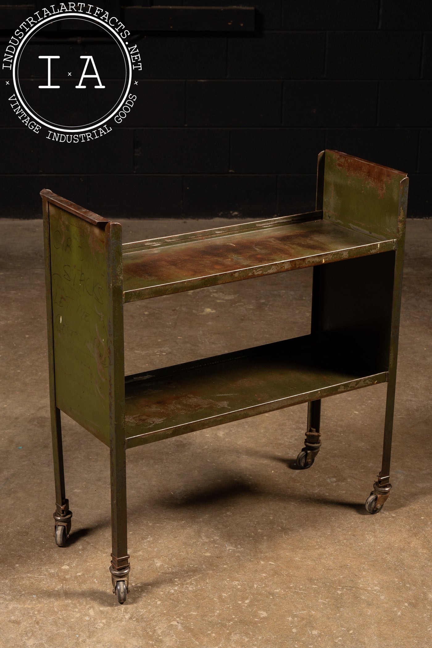 Antique Library Cart