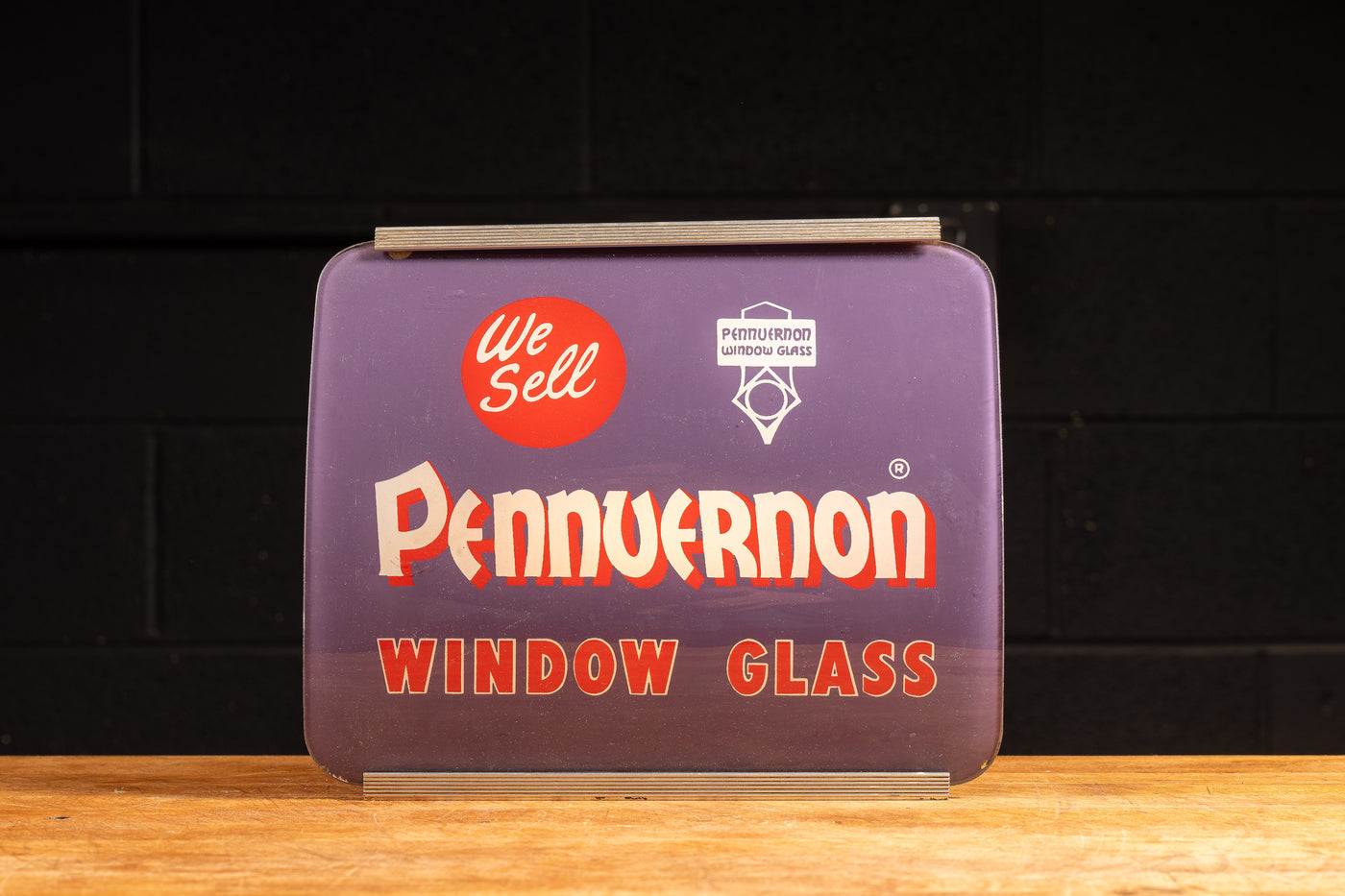 Vintage Pennvernon Lighted Advertising Sign