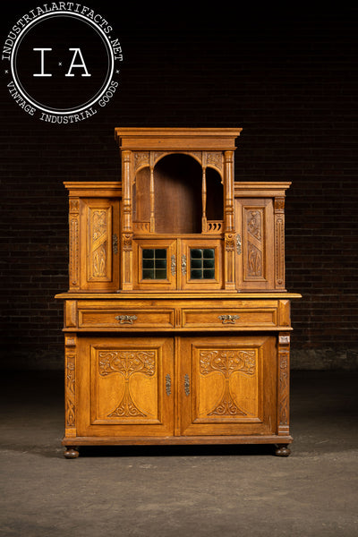 c. 1872 German Gothic Revival Parlor Cabinet