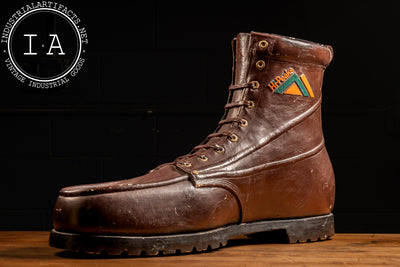 Oversized Chalkware Boot Trade Display for Red Wings "Hi-Peaks"