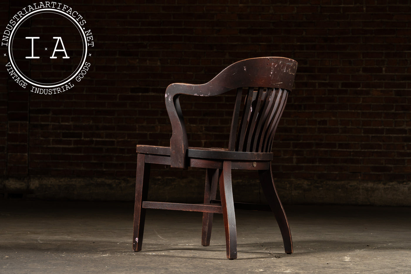 Early 20th Century Banker’s Armchair