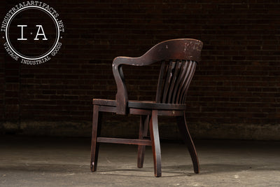 Early 20th Century Banker’s Armchair