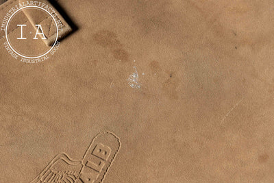 Vintage Embossed DeKalb Winged Corn Nubuck Portfolio