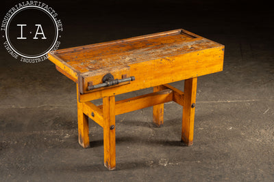 Early 20th Century Maple Workbench