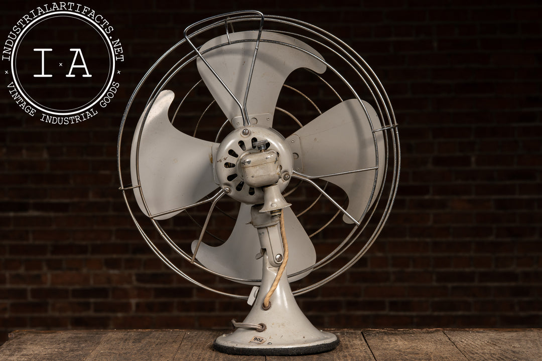 Vintage General Electric Oscillating Desk Fan – Industrial Artifacts