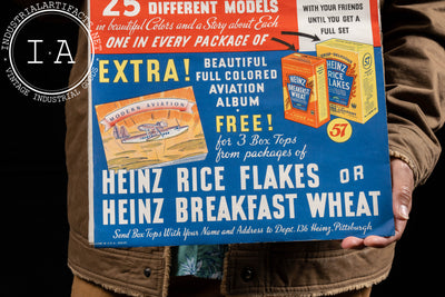 Vintage Heinz Breakfast Wheat Litho Print Ad