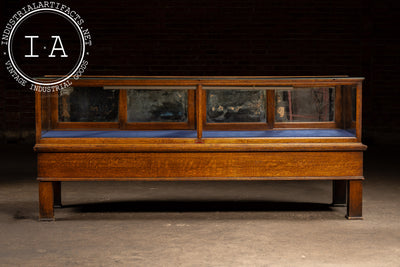 Antique Quartersawn Oak "Peerless" Brand Display Case by Jac. Lederer