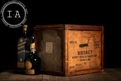 Vintage Bond & Lillard Whiskey Shipping Crate