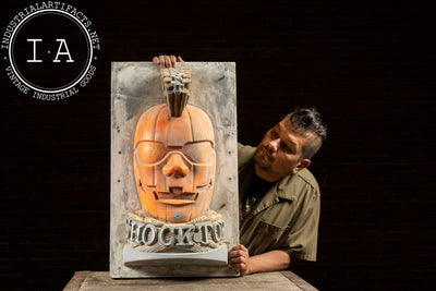 One of a Kind Shock Top Jack-O'-Lantern Beer Sign Master Mold