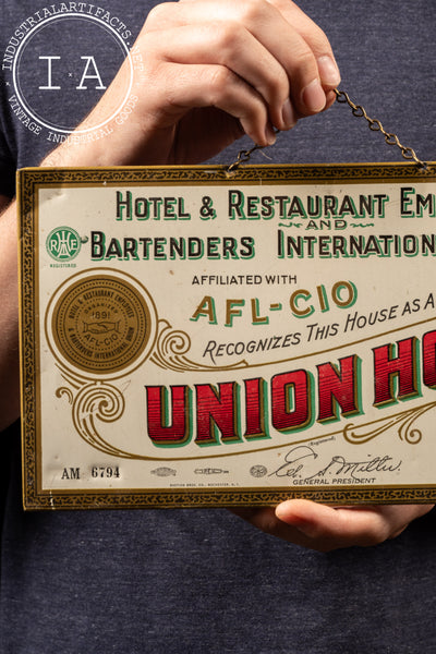 Vintage Union House Sign