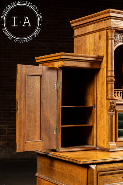 c. 1872 German Gothic Revival Parlor Cabinet