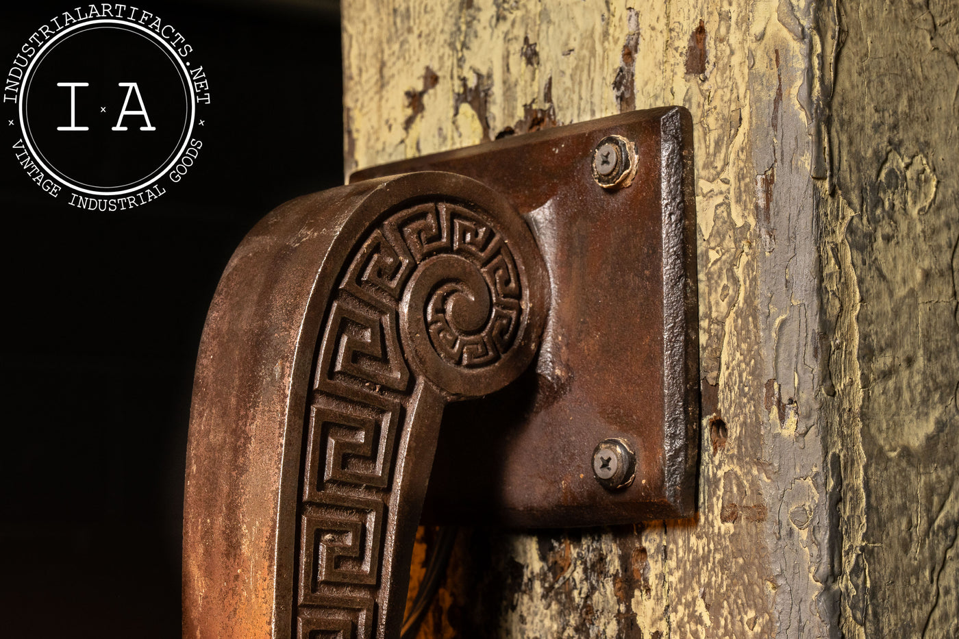 Early 1900s Greek-Inspired Copper Sconce