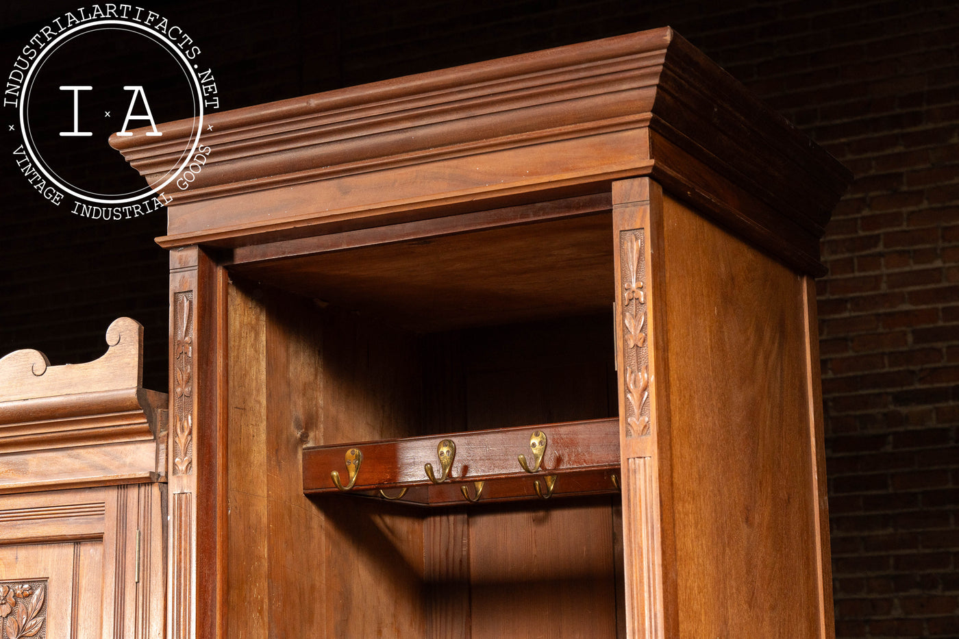 Late 19th Century Arts & Crafts 3-Section Cabinet by Edwards & Sons