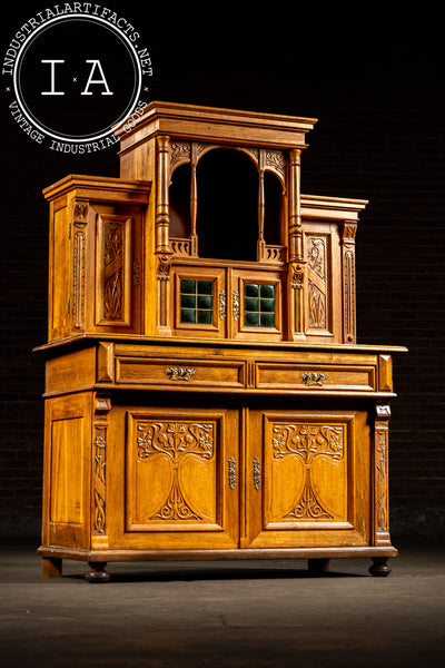 c. 1872 German Gothic Revival Parlor Cabinet