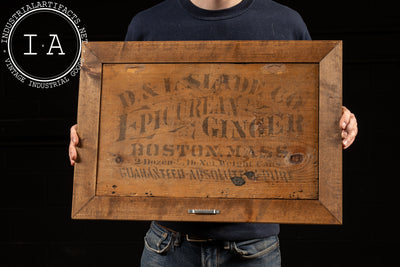 Late 19th Century Epicurean Spice Sign