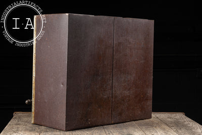 Antique Three-Option Coffee Bean Dispenser