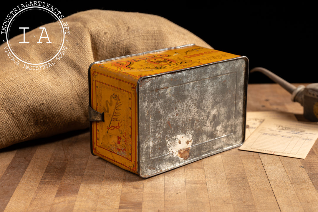 Early 20th Century Pedro Cut Plug Tobacco Box – Industrial Artifacts
