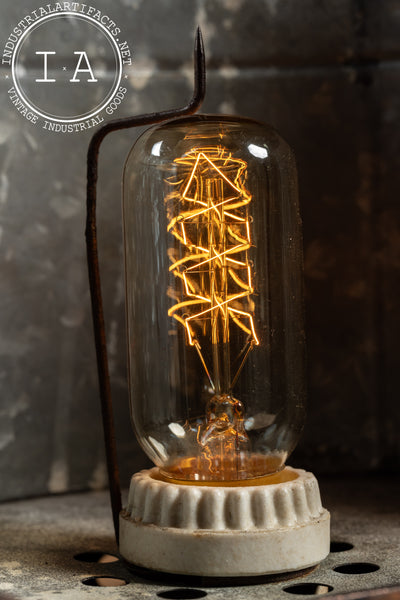 Japanned Copper C.E.S.A. Industrial Inspection Lamp